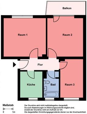 Foto - 3 Zimmer Erdgeschoßwohnung in Hemer