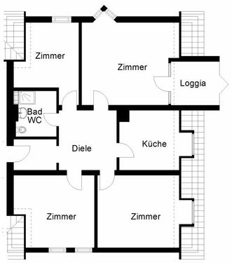 Foto - 4 Zimmer Wohnung mit viel Platz zum Leben!