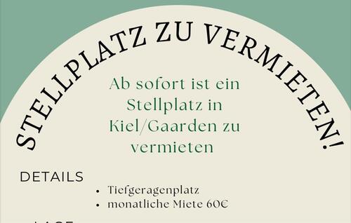 Foto - Tiefgaragenstellplatz - 60,00&nbsp;EUR Miete,