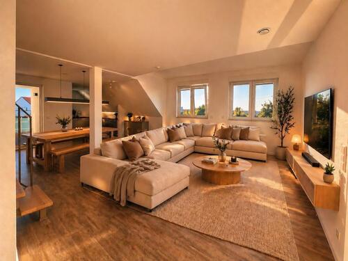 Foto - 4,5 Zimmer Maisonette mit 3 Bädern, Aufzug, Tiefgarage