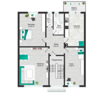 3-Zi.-Wohnung mit Balkon in Altlußheim ab 01.01.2026 zu vermieten