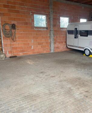 Foto - Stellplatz Garage Halle für Wohnmobil Wohnwagen Oldtimer Anhänger