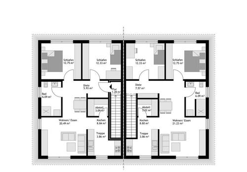 Foto - 3 Zimmer Etagenwohnung in Husum