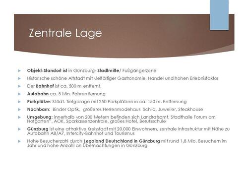 Foto - 3 Zimmer Dachgeschoßwohnung zur Miete in Günzburg