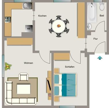 Foto - Etagenwohnung zur Miete in Herne