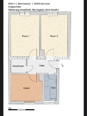 Foto - Wohnungsswap - 2 Zimmer, 56 m² - Mommsenstraße, Schwabing-Freimann, München