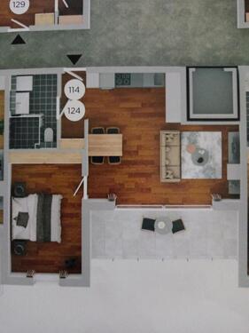 Foto - Etagenwohnung zur Miete in Mühlhausen