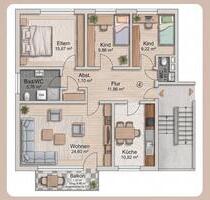 4ZKB WC Wohnung mit Balkon mitten in Lohne, renoviert, ab Oktober - Wietmarschen