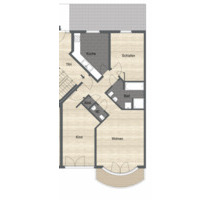 Schön geschnittene 3-Zimmer-Wohnung mit Terrasse in Erlangen
