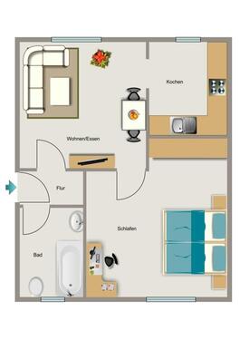 Foto - Etagenwohnung zur Miete in Kamp-Lintfort
