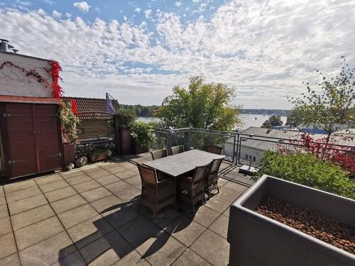 Foto - 3-Raum-Maisonette mit Terrasse und Balkon in seltener Wasserlage