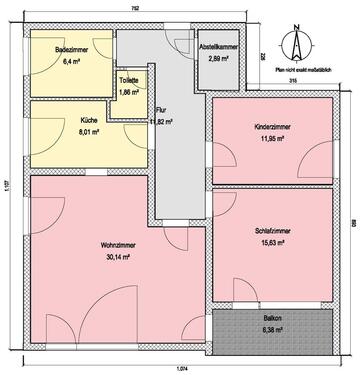 Foto - 3.5 Zimmer Etagenwohnung zum Kaufen in Bietigheim-Bissingen
