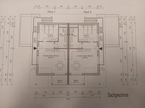 Foto - 3 Zimmer Dachgeschoßwohnung zur Miete in Huglfing