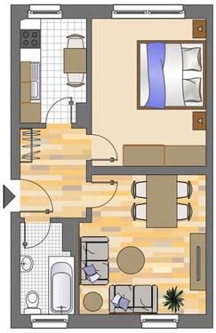 Foto - 2 Zimmer Etagenwohnung zur Miete in Dortmund