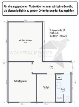 Foto - 2 Zimmer Etagenwohnung zur Miete in Chemnitz
