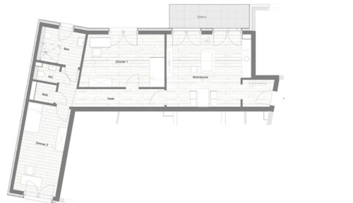 Foto - Moderne 3-Zimmer Neubauwohnung – Erstbezug!