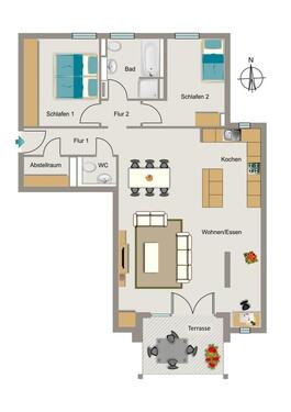 Foto - Etagenwohnung zur Miete in Bochum