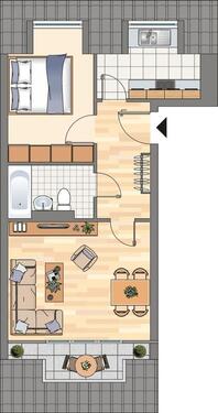 Foto - 2 Zimmer Etagenwohnung in Dortmund