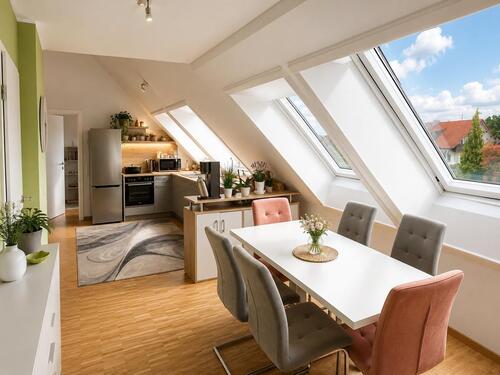 Foto - 4 Zimmer Dachgeschoßwohnung zur Miete in Schwandorf