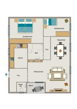 Foto - Etagenwohnung zur Miete in Bergkamen