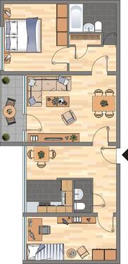 Foto - 3 Zimmer Etagenwohnung zur Miete in Dortmund