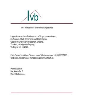 Foto - Lagerräume zu vermieten - 75,00 EUR Kaltmiete,