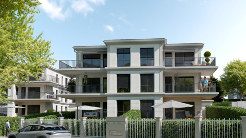 Foto - Neubau 3-Raumwohnung 90 m², EG mit Garten und DG mit großTerrasse