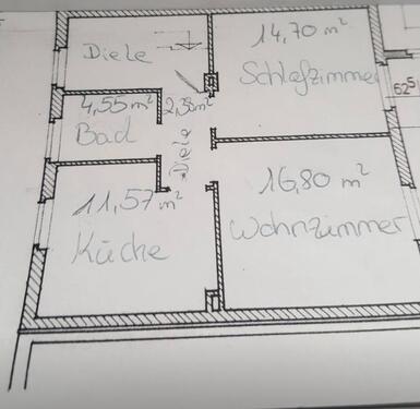 Foto - 2 Zimmer Etagenwohnung zur Miete in Wesel