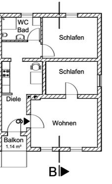 Foto - 3 Zimmer Etagenwohnung zur Miete in Ruhstorf an der Rott