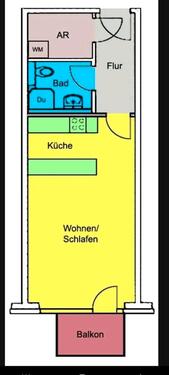 Foto - 1 Zimmer Etagenwohnung in Dresden