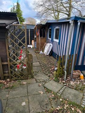 Foto - Wohnwagen mit festem Wintervorbau