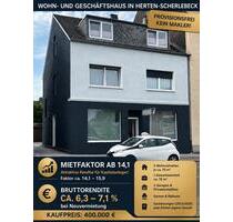 Wohn- & Geschäftshaus | 225 m² | Faktor 14,1 | bis 7,1 % Rendite - Herten Bertlich