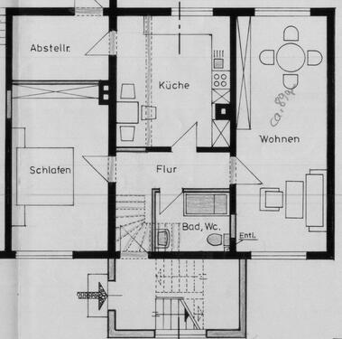 Foto - Etagenwohnung in Habichtswald zur Miete
