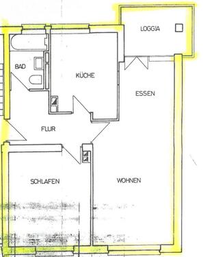 Foto - 2 Zimmer Erdgeschoßwohnung zur Miete in Frankfurt am Main