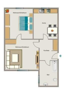 Foto - Etagenwohnung zur Miete in Duisburg