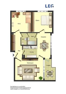 Foto - 3 Zimmer Etagenwohnung zur Miete in Wuppertal