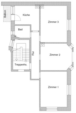 Foto - Großzügige 3-Zi-Wohnung in Pforzheim-Weststadt