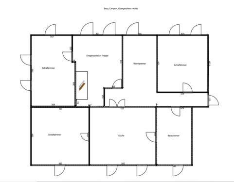 Foto - 4 Zimmer Etagenwohnung zur Miete in Lehre