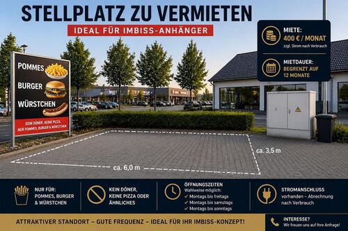 Foto - Imbiss Stellplatz zur Vermietung in Gießen ab sofort