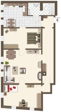 Foto - 3 Zimmer Wohnung 103 qm, Gotha Innenstadtlage