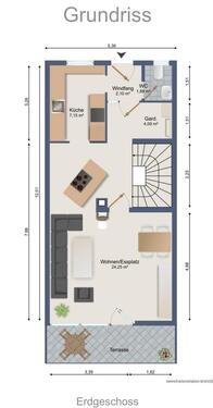 Foto - 5 Zimmer Reihenhaus zur Miete in Uetersen