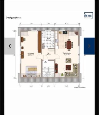 Foto - Schöne helle 2 Zimmer Wohnung mit Einbauküche