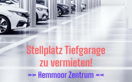 Foto - Stellplatz PKW Tiefgarage Garage in Hemmoor Zentrum ZU VERMIETEN