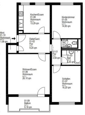 Foto - Kernsanierte 3,5 Zimmer Wohnung in Denzlingen ab 1.12.25