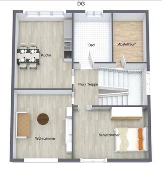 Foto - 2 Zimmer Dachgeschoßwohnung zur Miete in Püttlingen