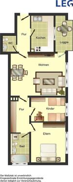 Foto - 3 Zimmer Erdgeschoßwohnung zur Miete in Neunkirchen