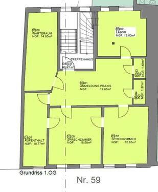 Foto - Praxisräume zu vermieten - 873,00 EUR Kaltmiete, ca.  97,00 m²