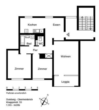 Foto - 3.5 Zimmer Etagenwohnung zur Miete in Duisburg