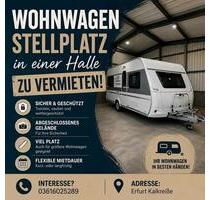 Wohnwagenstellplatz in Erfurt zu vermieten