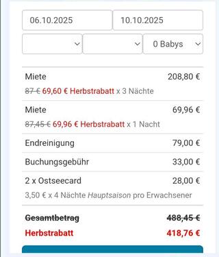 Foto - Ferienwohnung Grömitz Ostsee WLAN 24.8 bis 26.08 kurze Auszeit